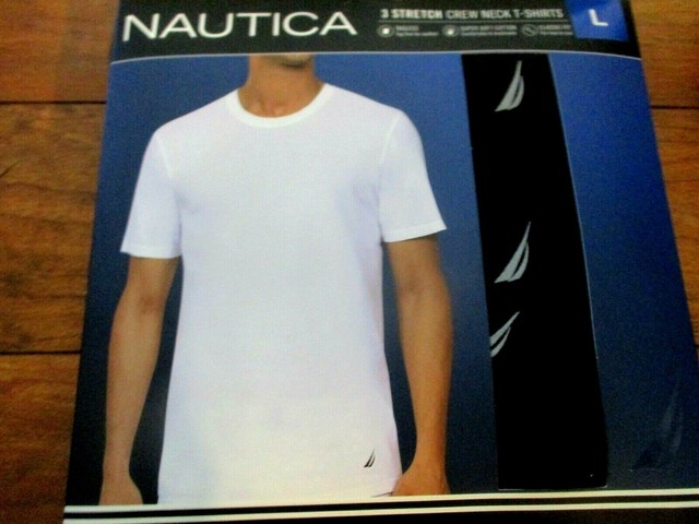 nautica black t shirts 3 pack