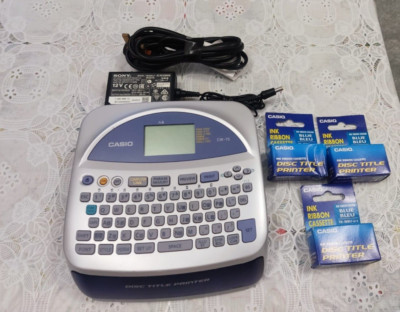 CASIO DISC TITELDRUCKER MIT 3 TINTENBAND KASSETTE