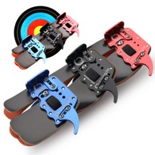 Genuine Leather Archery Finger Tab Guard RH for Recurve Bow Shooting Hunting SML