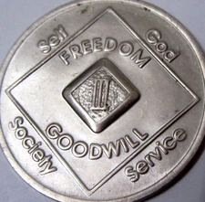 3 Year Narcotics Anonymous NA Medallion Coin Chip 1996 WSO Series Token