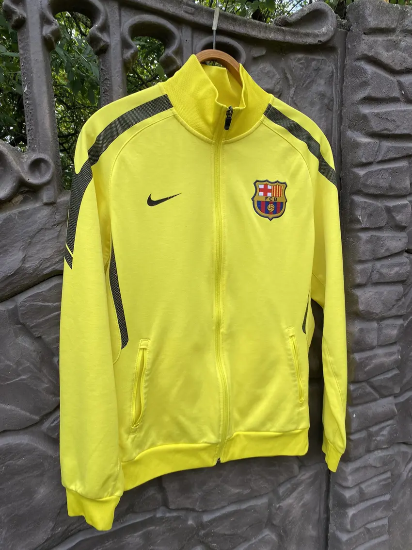 Nike×Fc Barcelona track jacket XL FC Barcelona Track Top Jacket Nike Blue Full Zip Training