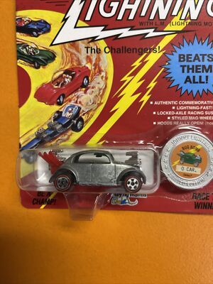 Commemorative Edition Johnny Lightning ZAMAC Raw Q Car VW Bug Bomb