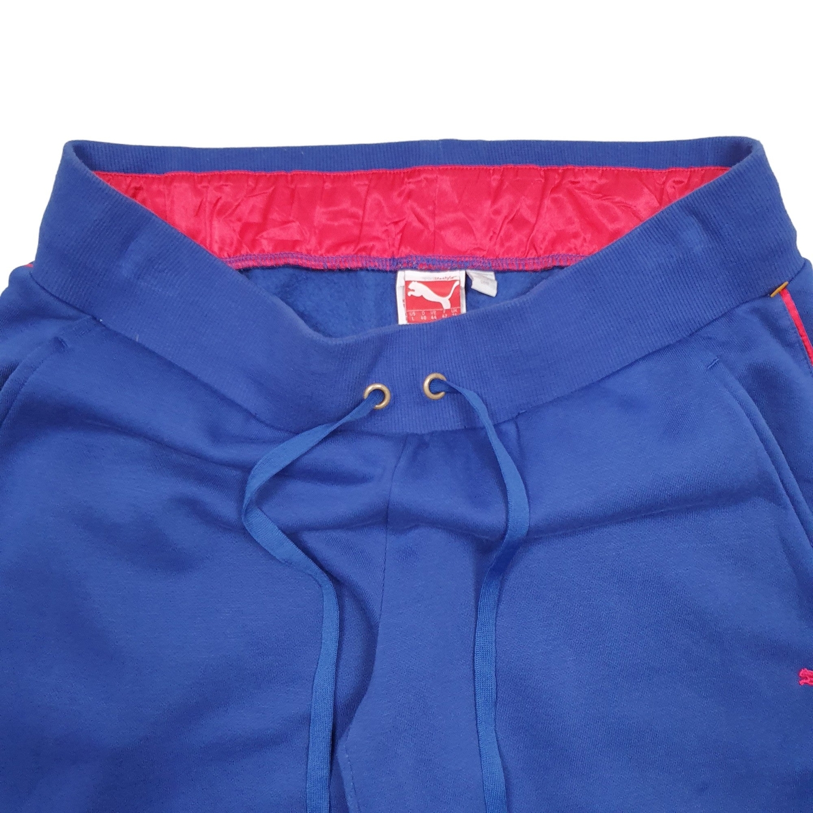 PUMA Stretch Waistband Jogger Trousers Cotton  &  Polyester Blue Womens  14 image 2
