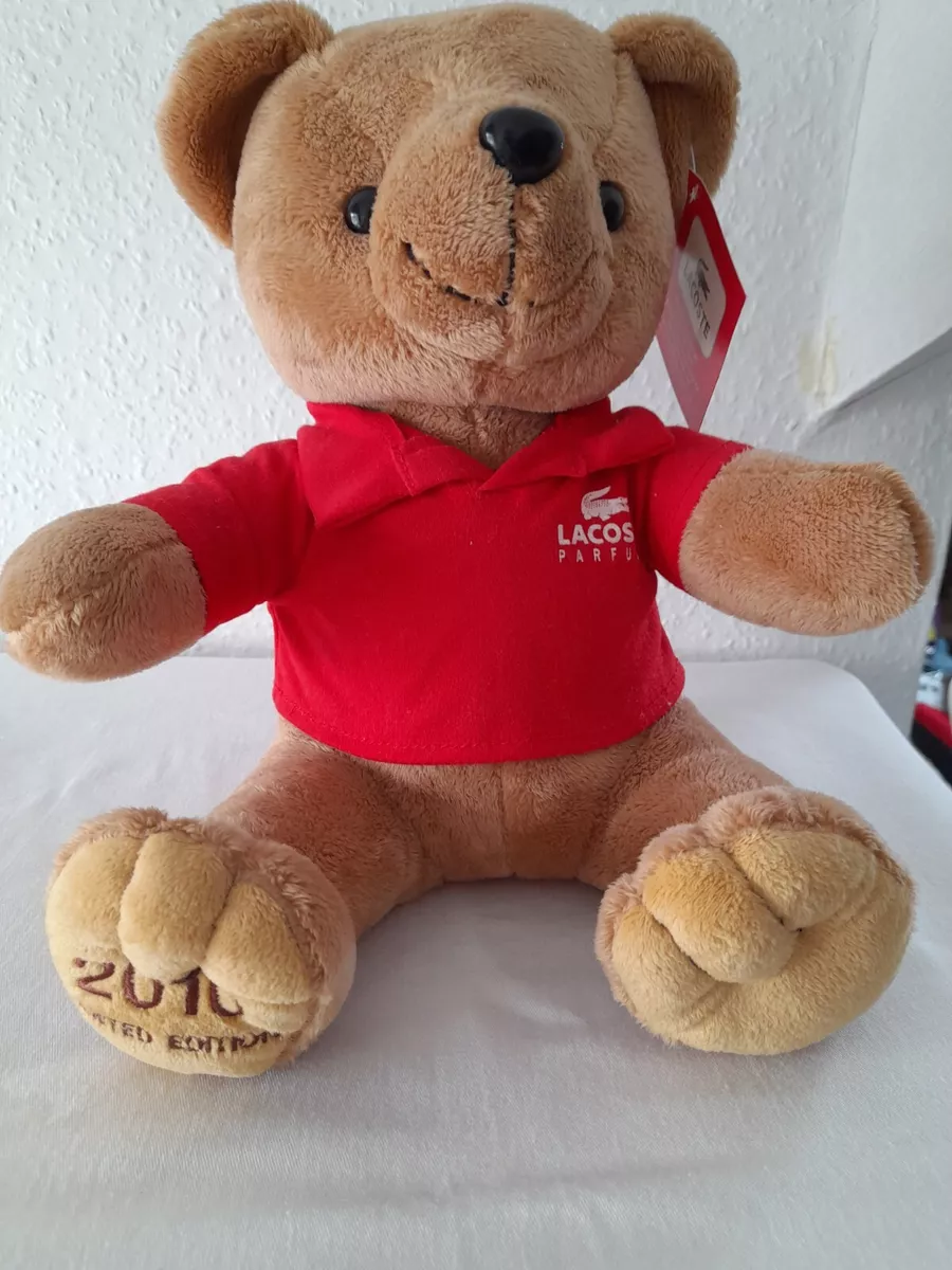 Lacoste Teddy 2010 Limited Edition 50th Birthday Bean Bear red t
