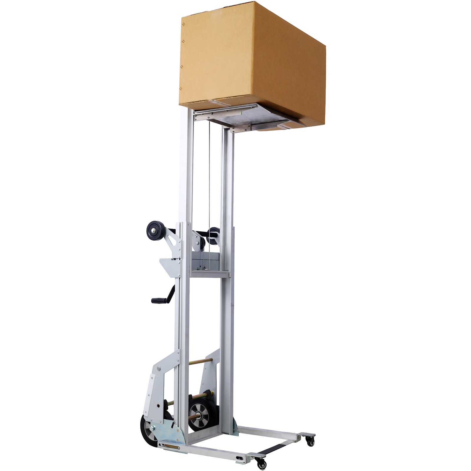 Portable Manual Platform Lift Truck 200 Lbs Load Capacity Aluminum Load