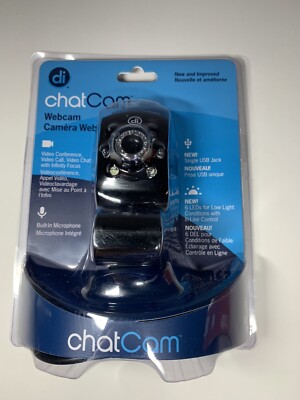 Digital Innovations Chat Cam Webcam Black/Blue NIB!!!!!