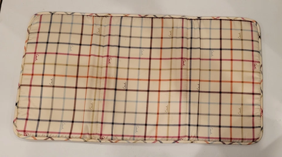 Almohadilla Cambiadora Coach Peyton Tattersall Portátil Plegable Almohadilla Ligera Foto 2 de 4