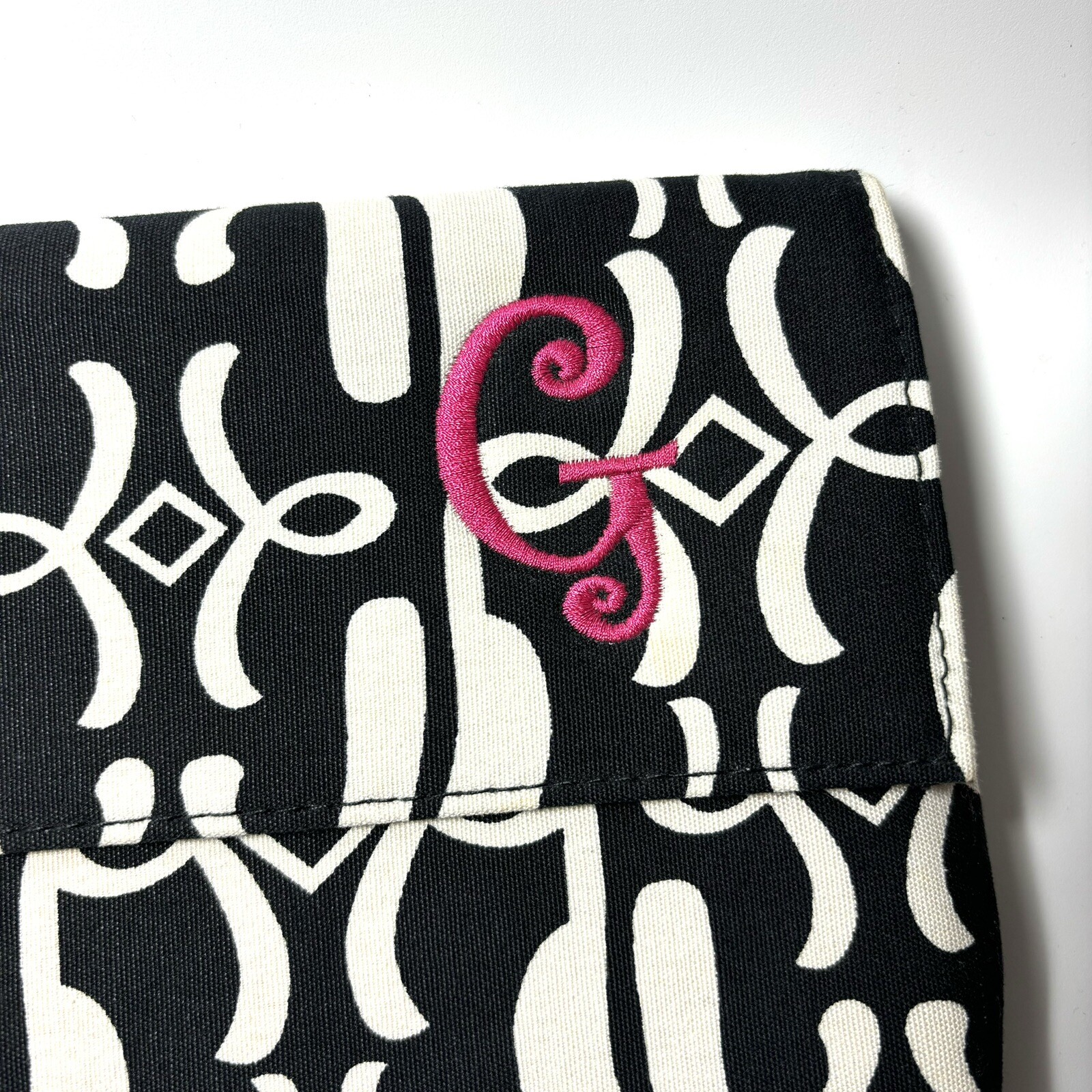 Initials, Inc. Envelope Style Clutch Bag Purse Bl… - image 2