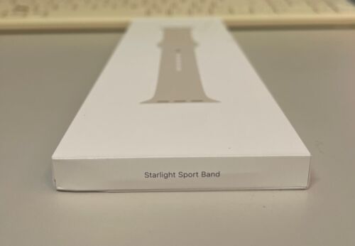 Original Apple Watch 46mm Starlight Sport Band - S/M For Apple Watch Series 10 - Picture 3 of 4
