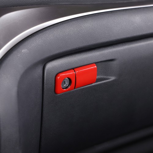 Cubierta de marco con botón interruptor de guantera rojo ABS para Honda Pilot 2015-2022 - Imagen 9 de 13