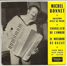 Mütze Michel 45 Runden Sp Böttcher Fahrrad Von LIEBE Juke Box Akkordeon Daems