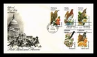 US COVER STATE BIRDS AND FLOWERS FIRST DAY ISSUE SETENANT ARTCRAFT