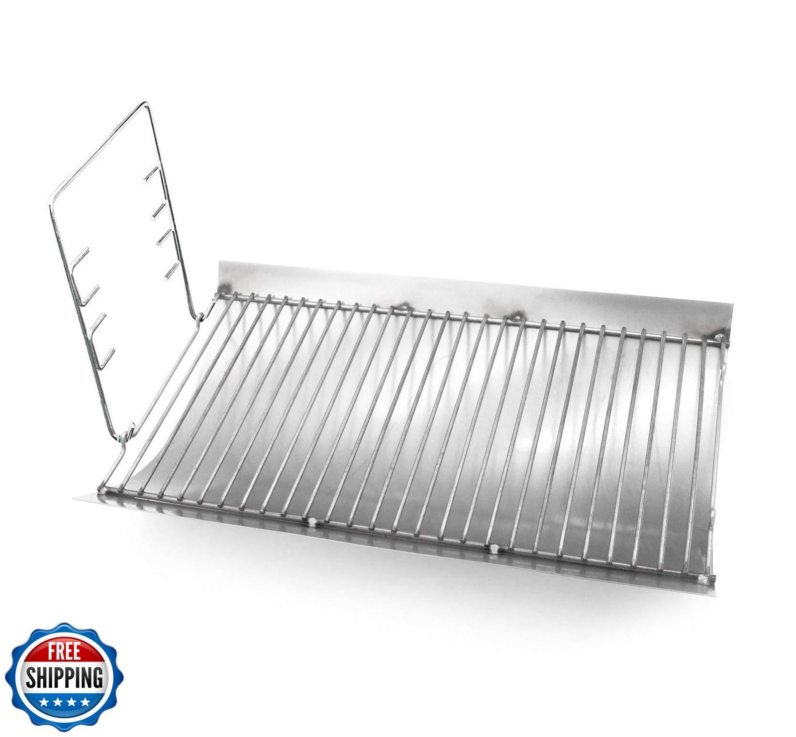 Votenli P0350H (1-Pack) 27 inches Steel Ash Pan with Wire Grate for Chargrill