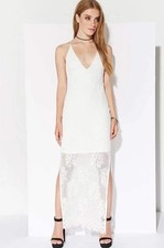Ministry Of Style Mos Dress Size AU 12 /US 8 White Crochet Lace Cocktail Bridal