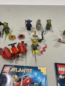 Lego Atlantis LOT bundle 4 Sets 8056 7977 7976 30042 + minifigures