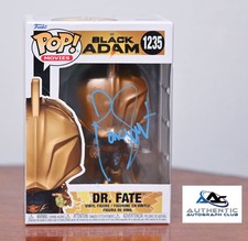 PIERCE BROSNAN AUTOGRAPH SIGNED DR FATE BLACK ADAM FUNKO POP 1235 ACOA