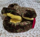 Ty Beanie Buddies SLITHERS the Large, green & Yellow Big SNAKE MWMTS 1999 Hissss — photo 5