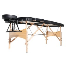 High-Density 28in Massage Table 600lb Strength, Foldable with 8 Height Settings