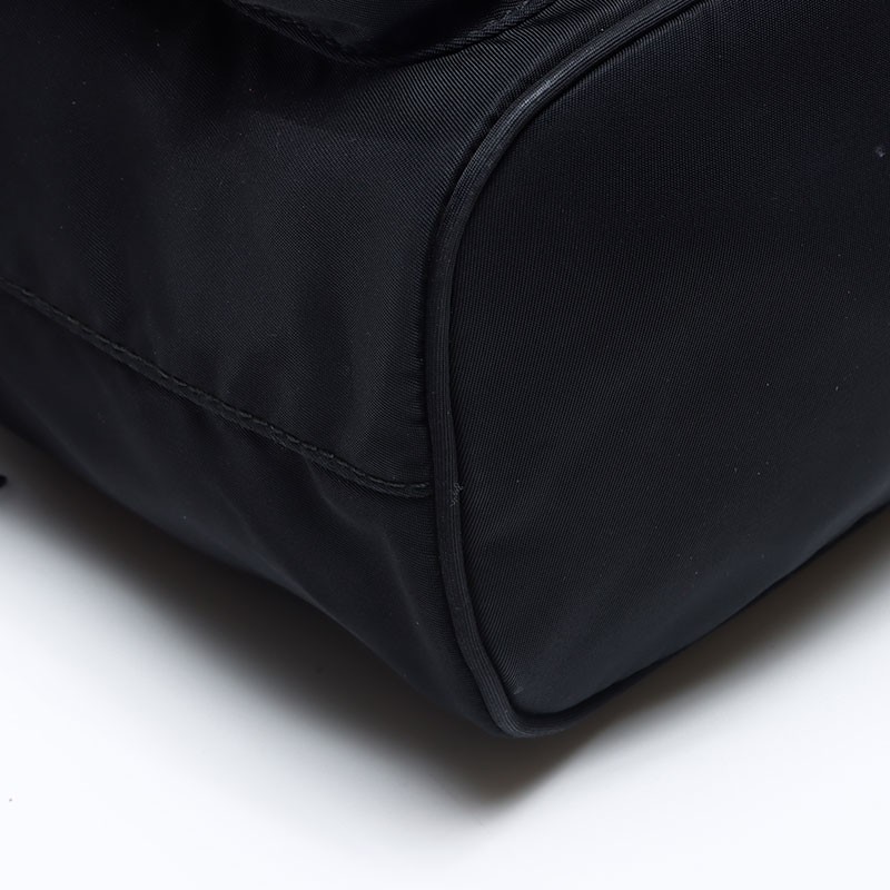 Authentic PRADA Triangle Logo Nylon Studs Mini Dr… - image 5