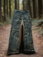 Encrypted Boys Camouflage Jeans Size 16