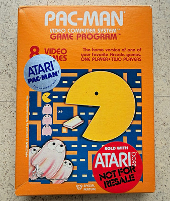 Atari 2600   Pac-Man   OVP Anleitung Katalog NTSC getestet CX2646 Retro 1981