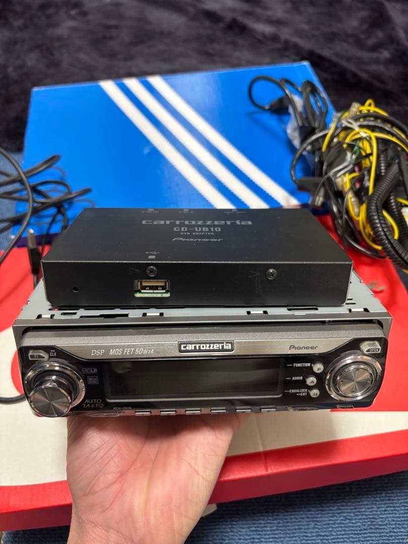 カーオーディオ Carrozzeria meh-p070 carrozzeria CD-U10 Pioneer Carrozzeria MEH-P070 CD-U10 1DIN DSP Added Bluetooth Stock