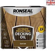 2.5L Ultimate Protection Decking Oil in Dark Oak - Weather-Resistant Formula