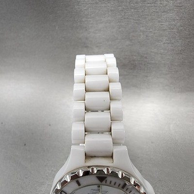 Daniel Steiger Dive Watch Women 38mm MOP Dial White Ceramic Date