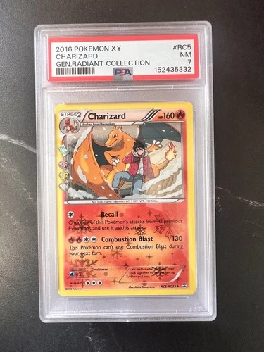 Pokémon TCG Charizard XY Generations Radiant Collection #RC5/RC32 PSA 7