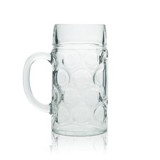 Bierglas Ma&szlig;krug Bierkrug 1L Humpen Seidel Gl&auml;ser Henkelkrug Blanko Ohne Logo