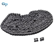  35 Roller Chain 10 Feet with 2 Connecting Links 0.375 Inch High Quality