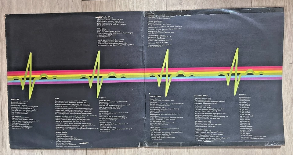 Pink Floyd SUPERB RARE Rhodesia/Zimbabwe Press Dark Side Zeppelin Doors Crimson - Image 2 of 4