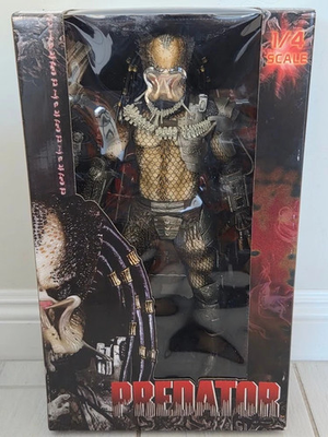 #ad NECA Predator Jungle Hunter Unmasked Figure Open Mouth Skull $48.99