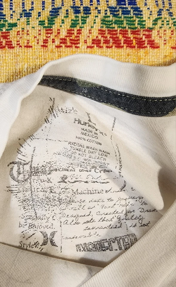 Vintage Y2k Hurley Affliction Grunge Art Style By alex pardee Sleeve Shirt Sz L - Image 3 of 4