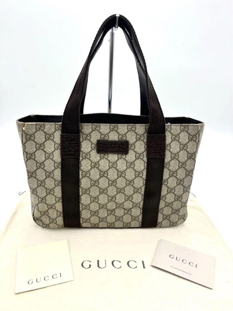 Authentique sac fourre tout Gucci Gg Supreme unisexe créateur sac à main transport quotidien