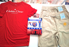 Lot of Boys Clothes Size L 10/12 Shorts, T shirt, and Spiderman Pajamas