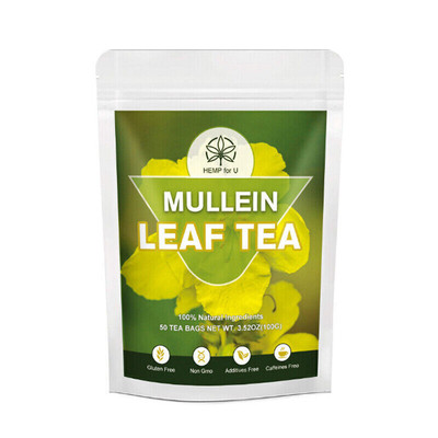 Mullein Tea Bags For Lung Cleanse Herbal Leaf of Flowers Detox Enhance Immune