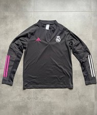 Adidas Real Madrid Training Top Quarter Zip Black Pink Men  s