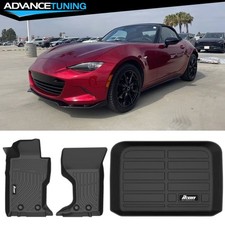 For 16-26 Mazda Mx-5 Miata Tpe All Weather Waterproof 3d Floor Trunk Mats