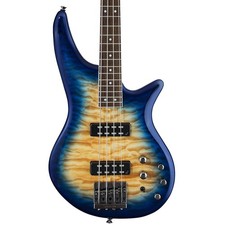 Jackson JS3Q Spectra 4-String Bass Guitar, Laurel Fingerboard, Amber Blue Burst