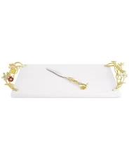 Michael Aram Wildflowers Cheeseboard with Knife
