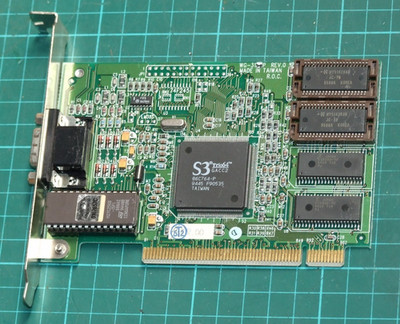 Fastware S3 Trio64 86C764 chipset PCI VGA Card