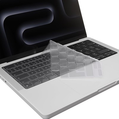 Arisase Ultra Thin TPU Keyboard Cover Skin MacBook Pro 14,2'' and 16,2'', Clear 