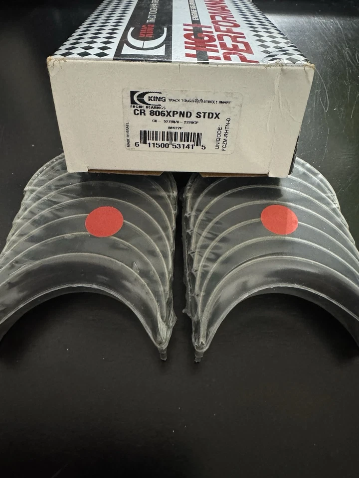 Juego de rodamientos de varilla de conexión de motor King CR 806XPND STDX con PolyDyn Foto 3 de 4