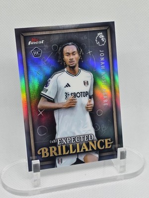 2025 Topps Finest Jonah Kusi-Asare RC Expected Brilliance Insert XB-19 Fulham