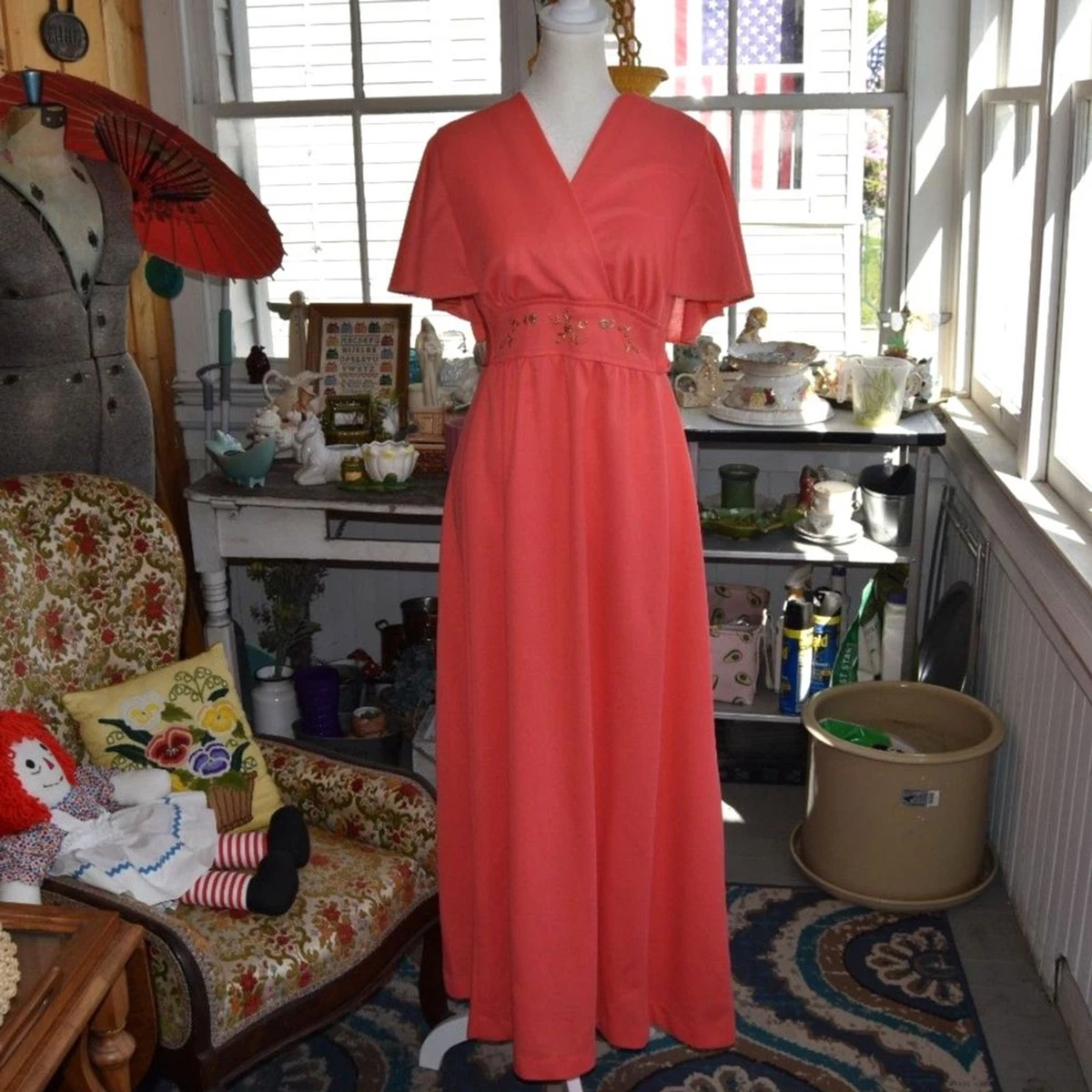 Pink 1970s Vintage Dresses for Women for sale | eBay