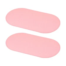 2 Pcs Felt Base Shaper 12x6 Inch, Bag Bottom Shaper Pad Oval Pink