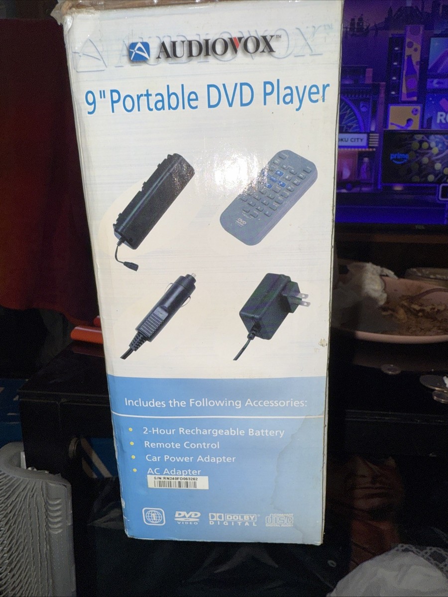 Audiovox PVS3393 Portable DVD Player (9