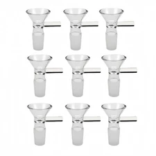 (9 PACK) 14MM Male Glass Bowl For Water Tobacco Pipe Bong Replacement Head USA