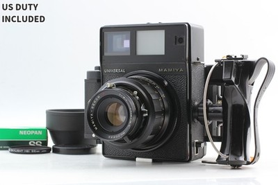 Mamiya Sekor P 127mm f/4.7レンズ MAMIYA MAMIYA-SEKOR P F4.7 127mm 中判 レンズ 箱 Near MINT w⁄ Hood
